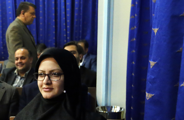 (تصاویر) مینو خالقی در دیدار با روحانی