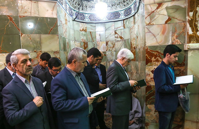 (تصاویر) دیدار عارف با مراجع تقلید در قم (تصاویر) دیدار عارف با مراجع تقلید در قم