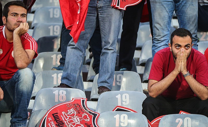 (تصاویر) اشک و آه پرسپولیسیها در آزادی (تصاویر) اشک و آه پرسپولیسیها در آزادی