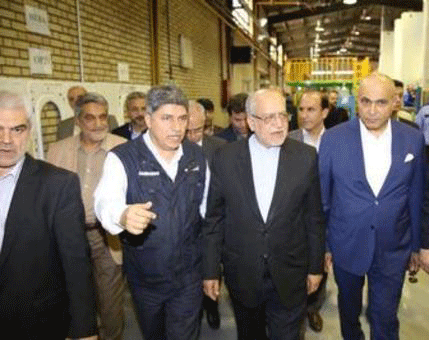 بازدید سرزده وزیر صنعت از مجموعه سام بازدید سرزده وزیر صنعت از مجموعه سام