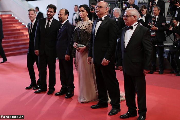 (تصاویر) عوامل فیلم فرهادی روی فرش قرمز کن (تصاویر) عوامل فیلم فرهادی روی فرش قرمز کن