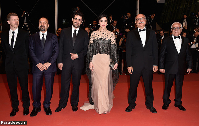 (تصاویر) عوامل فیلم فرهادی روی فرش قرمز کن (تصاویر) عوامل فیلم فرهادی روی فرش قرمز کن