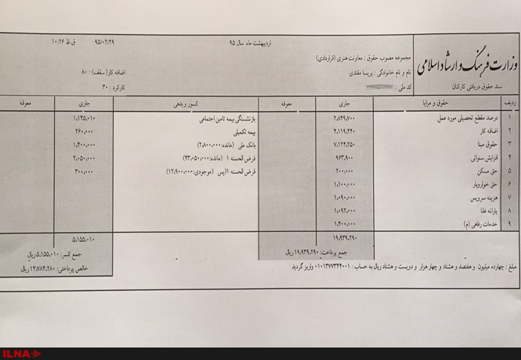 نصیریان و مشایخی چقدر حقوق می‌گیرند؟