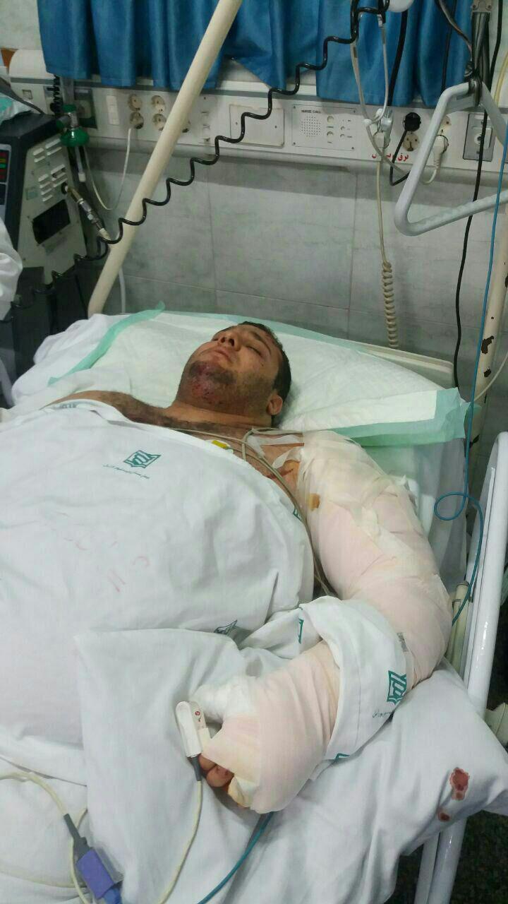 تصادف شدید وزنه بردار ملی پوش ایران تصادف شدید وزنه بردار ملی پوش ایران