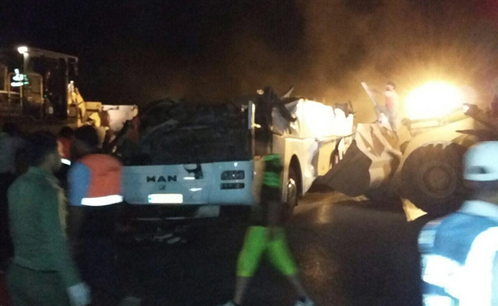 (تصاویر) تصادف مرگبار اتوبوس در جاده چالوس (تصاویر) تصادف مرگبار اتوبوس در جاده چالوس