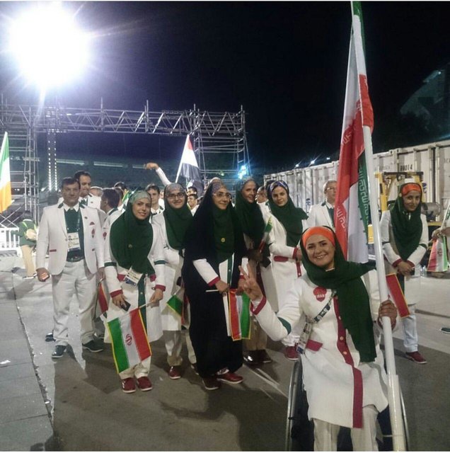 بازتاب پرچمداری زهرا نعمتی در سایتهای خارجی بازتاب پرچمداری زهرا نعمتی در سایتهای خارجی