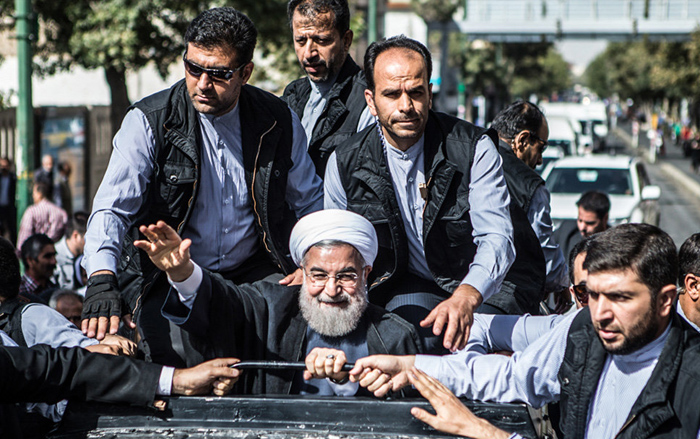 (تصاویر) استقبال از روحانی در قزوین (تصاویر) استقبال از روحانی در قزوین