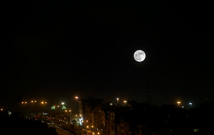 (تصاویر) ابرماه در آسمان ایران (تصاویر) ابرماه در آسمان ایران