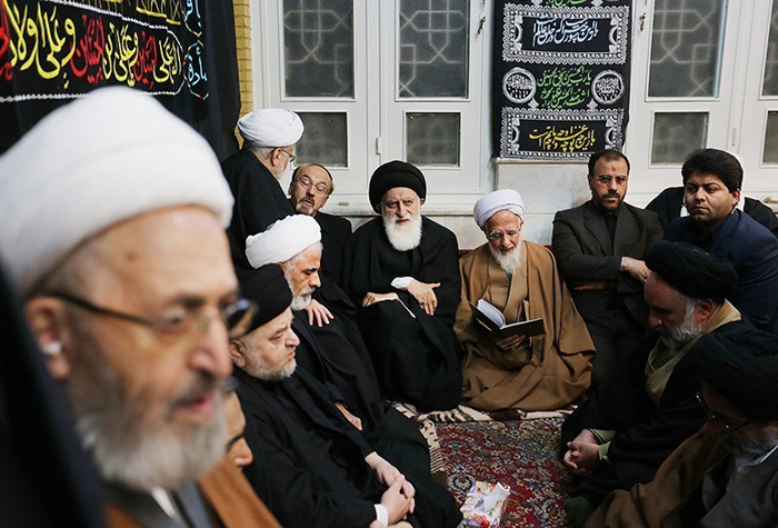 آغاز مراسم تشییع آیتالله موسوی اردبیلی آغاز مراسم تشییع آیتالله موسوی اردبیلی