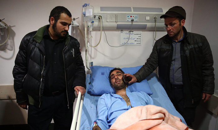 (تصاویر) مجروحان حادثه قطار سمنان (تصاویر) مجروحان حادثه قطار سمنان