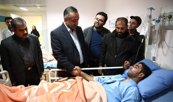 (تصاویر) مجروحان حادثه قطار سمنان (تصاویر) مجروحان حادثه قطار سمنان