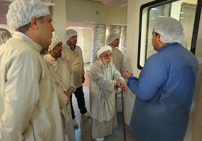 (تصاویر) آیتالله جنتی در شرکت همانندساز بافت (تصاویر) آیتالله جنتی در شرکت همانندساز بافت