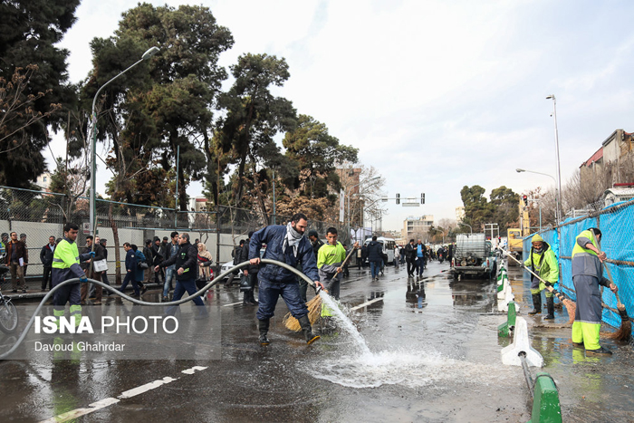 (تصاویر) بازگشایی خیابانِ مقابل پلاسکو (تصاویر) بازگشایی خیابانِ مقابل پلاسکو