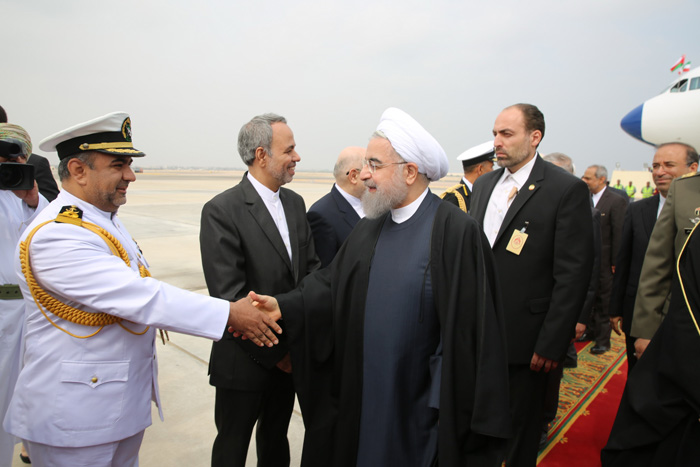 (تصاویر) استقبال از روحانی در عمان (تصاویر) استقبال از روحانی در عمان