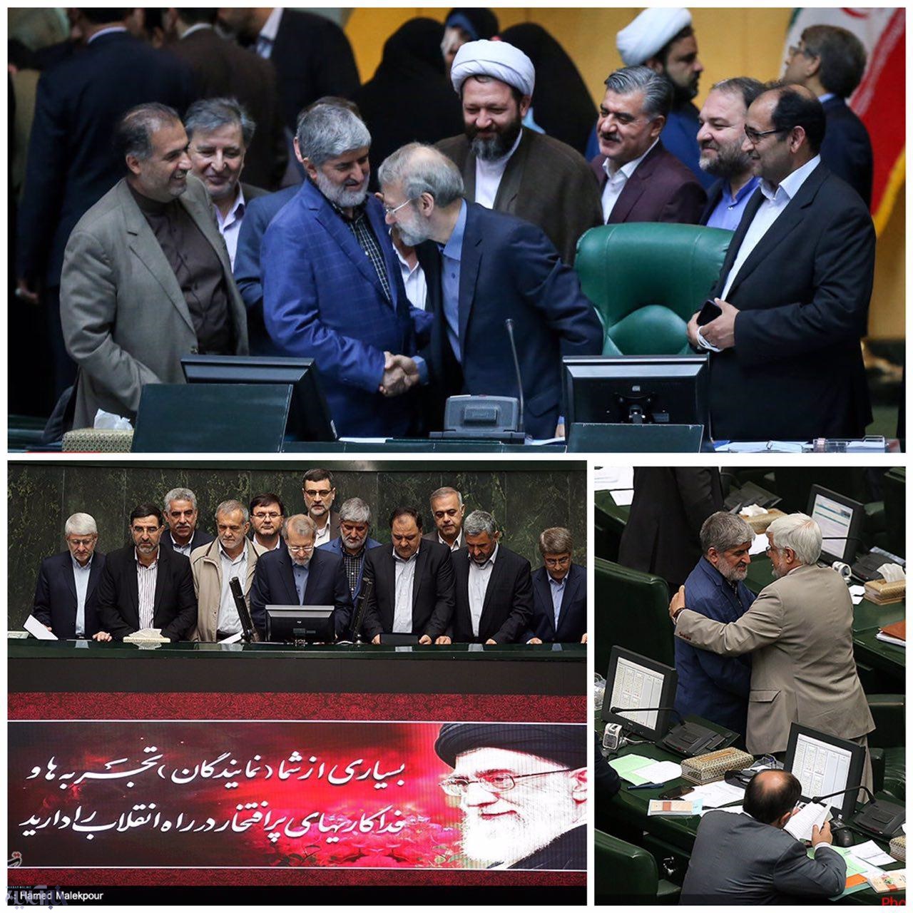 (عکس) تصویر متفاوت از علی لاریجانی و مطهری (عکس) تصویر متفاوت از علی لاریجانی و مطهری