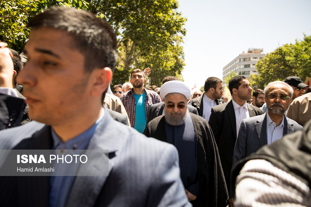 از حضور حاشیهساز جهانگیری تا حضور روحانی، ناطقنوری و آیتالله جنتی در راهپیمایی از حضور حاشیهساز جهانگیری تا حضور روحانی، ناطقنوری و آیتالله جنتی در راهپیمایی