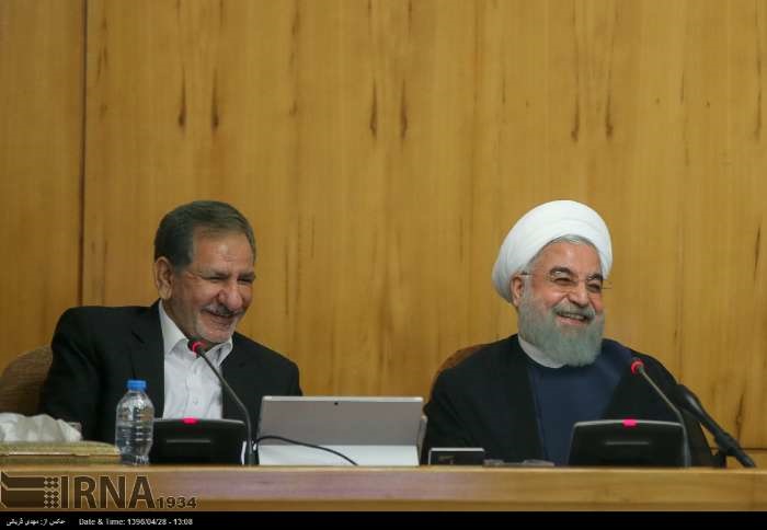 پایانی بر شایعه اختلاف روحانی و جهانگیری پایانی بر شایعه اختلاف روحانی و جهانگیری