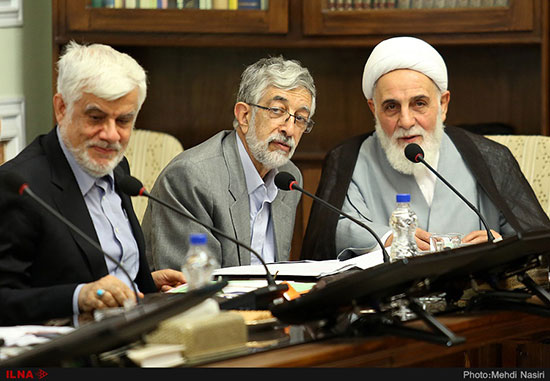 عکسی از هم نشینی سه کاندیدای ریاست جمهوری