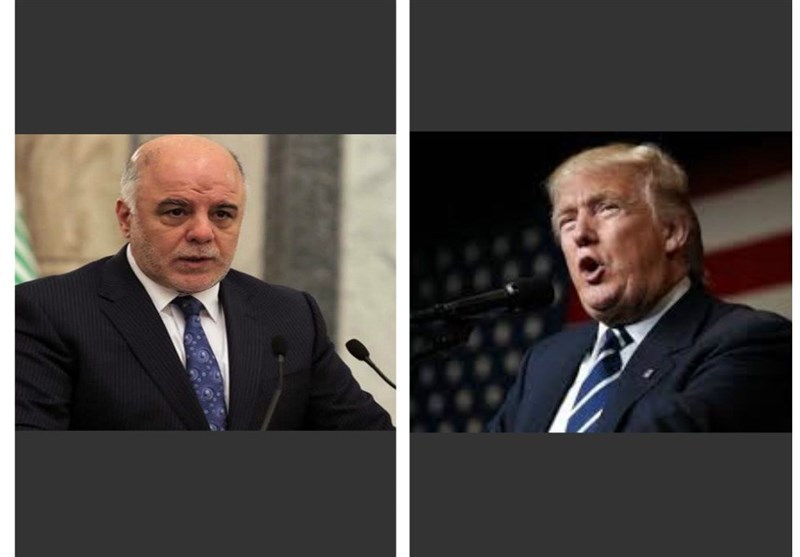 ترامپ و العبادی درباره انتخابات عراق گفتگو کردند