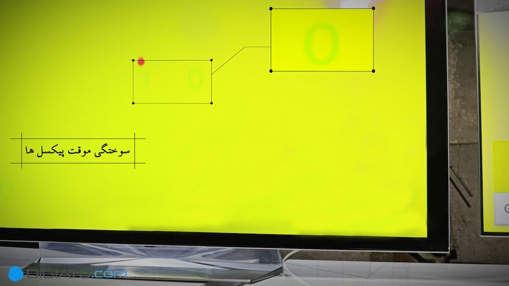 سوختگی پیکسل در تلویزیون‌های OLED و QLED