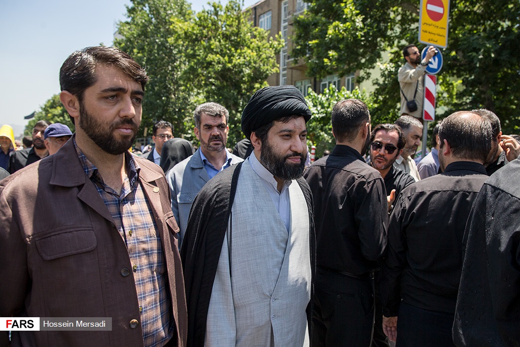 تصاویری از حضور فرزندان رهبر انقلاب در راهپیمایی روز قدس