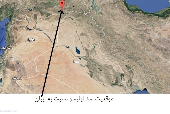 آب‌گیری در ترکیه بی‌آبی در عراق گردوغبار در ایران