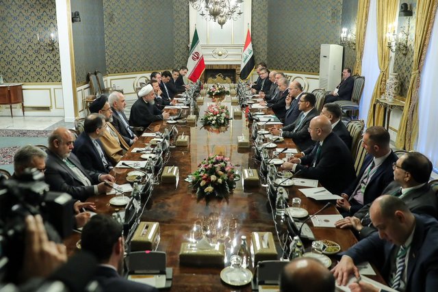 شیرین‌زبانی روحانی و رئیس‌جمهور عراق در دیدار رسمی!