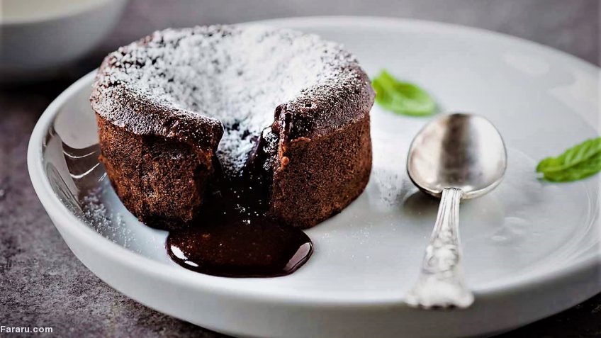 طرز تهیه سوفله شکلات طرز تهیه سوفله شکلات