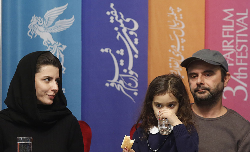 (تصاویر) لیلا حاتمی و علی مصفا در نشست 