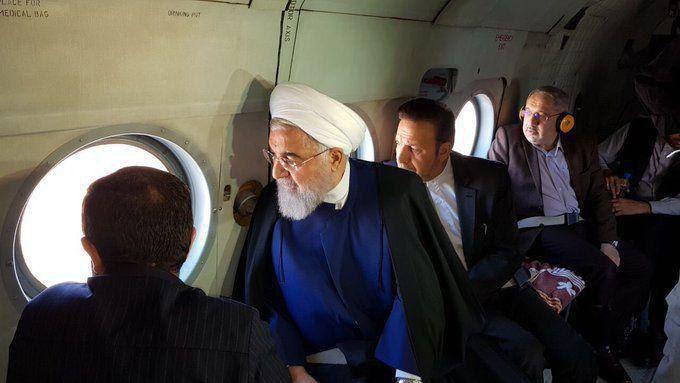 (عکس) بازدید هوایی رئیسجمهور از خوزستان (عکس) بازدید هوایی رئیسجمهور از خوزستان
