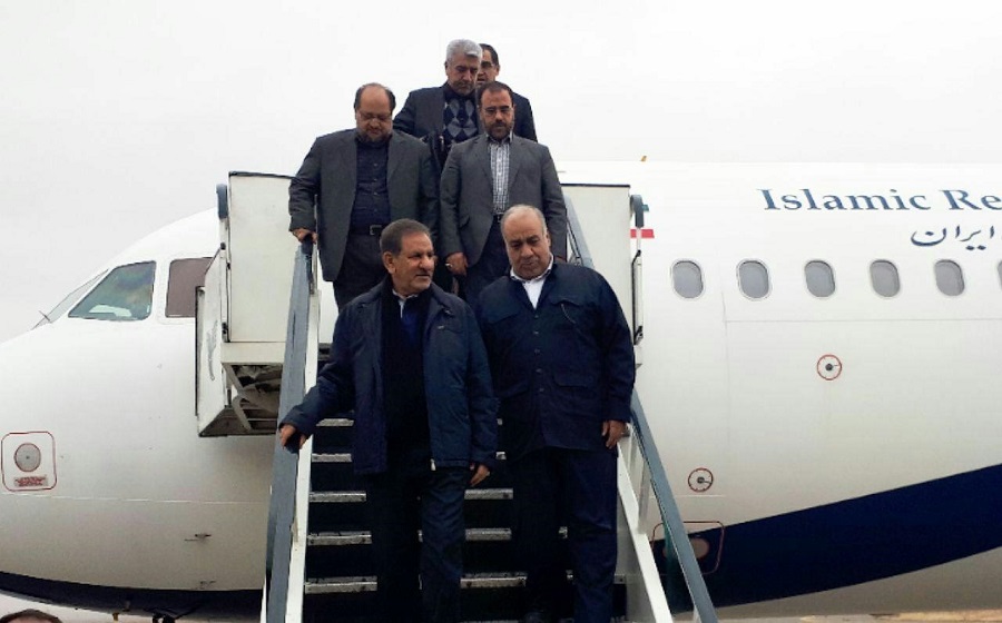 جهانگیری وارد کرمانشاه شد جهانگیری وارد کرمانشاه شد