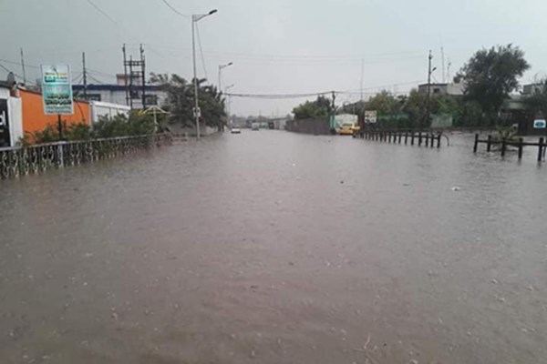 (تصاویر) سیل شهر «بلد» در عراق را فرا گرفت