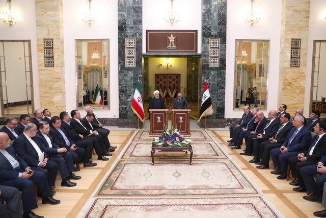 بازتاب سفر روحانی به عراق در رسانههای عربی بازتاب سفر روحانی به عراق در رسانههای عربی