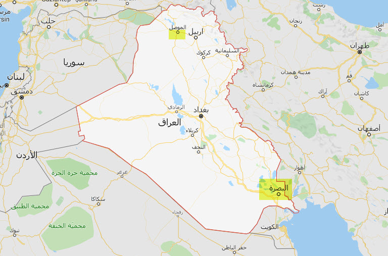 حمله راکتی به یک شرکت نفت خارجی در بصره