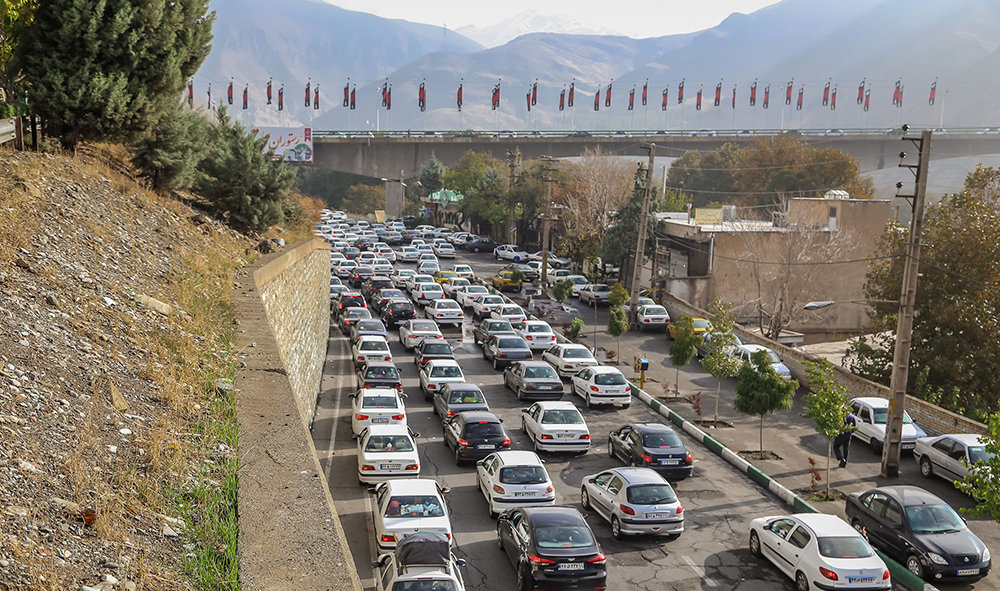 ترافیک سنگین در محور چالوس و هراز ترافیک سنگین در محور چالوس و هراز