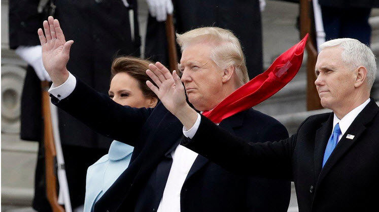 (تصاویر) این بار شلختگی ترامپ سوژه رسانه‌ها شد