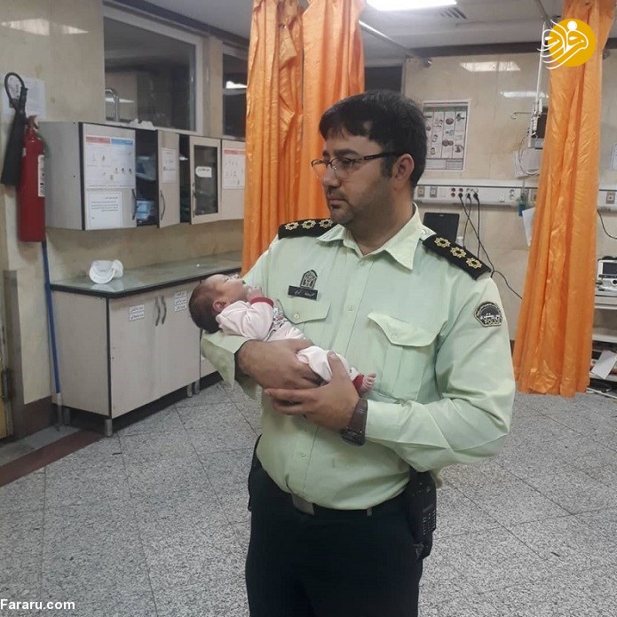 (تصویر) رها کردن نوزاد چند روزه در پارک