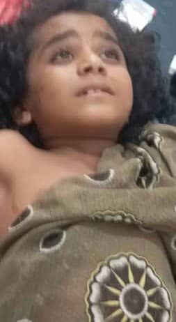 «گاندو» دست دختر کوچولو را بلعید