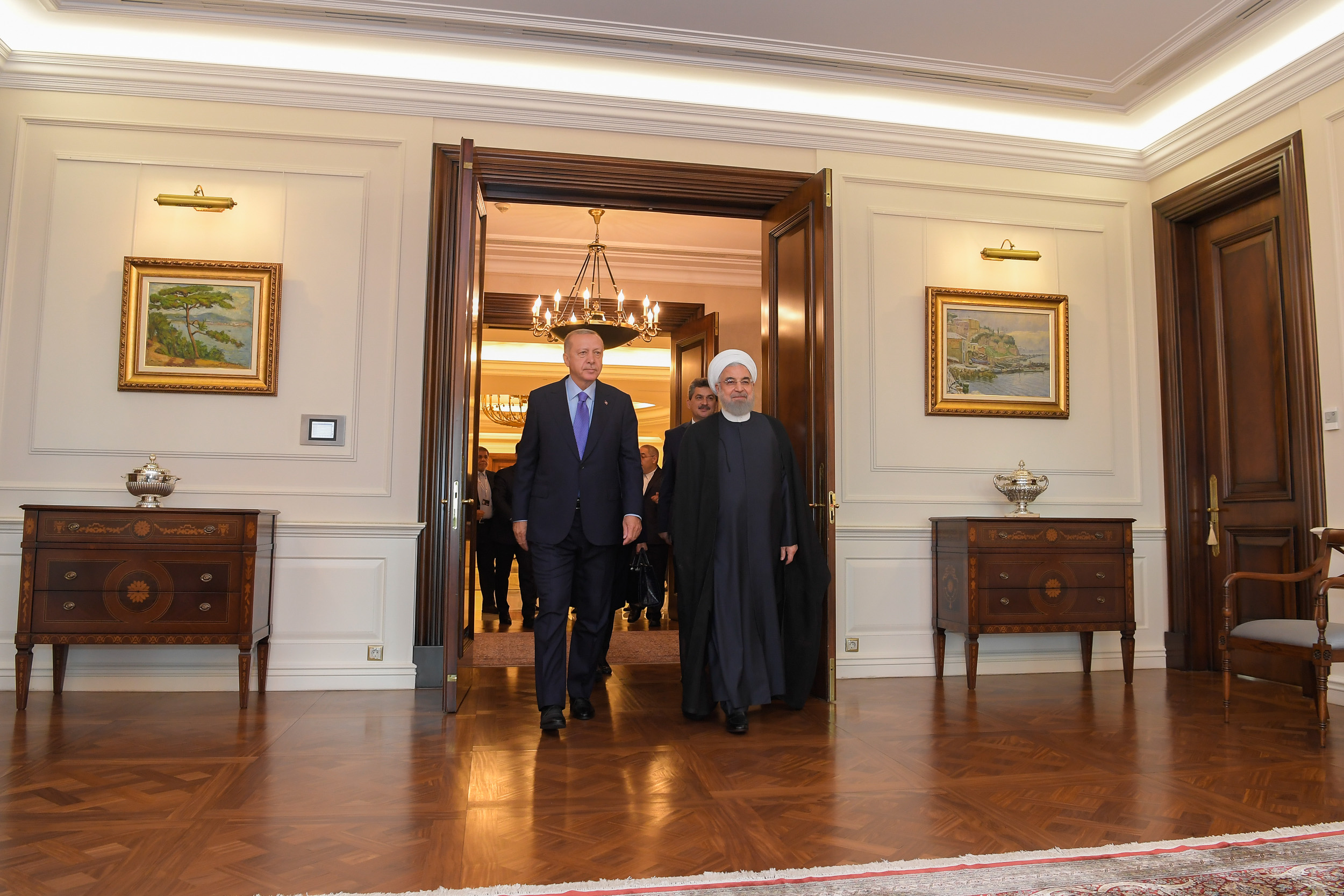 عکس دیدار حسن روحانی با رجب طیب اردوغان عکس دیدار حسن روحانی با رجب طیب اردوغان