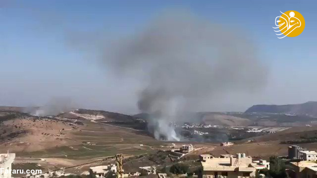 (فیلم و تصاویر) جزئیات حمله راکتی حزب الله لبنان به پایگاه نظامی اسرائیل
