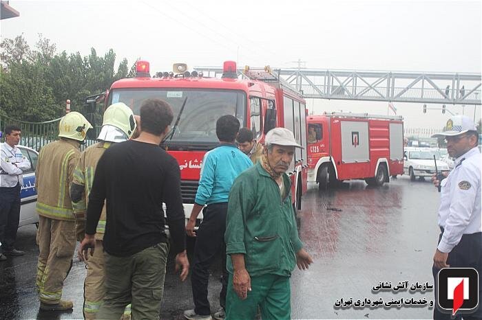 (تصاویر) باران پاییزی تهران حادثه آفرید