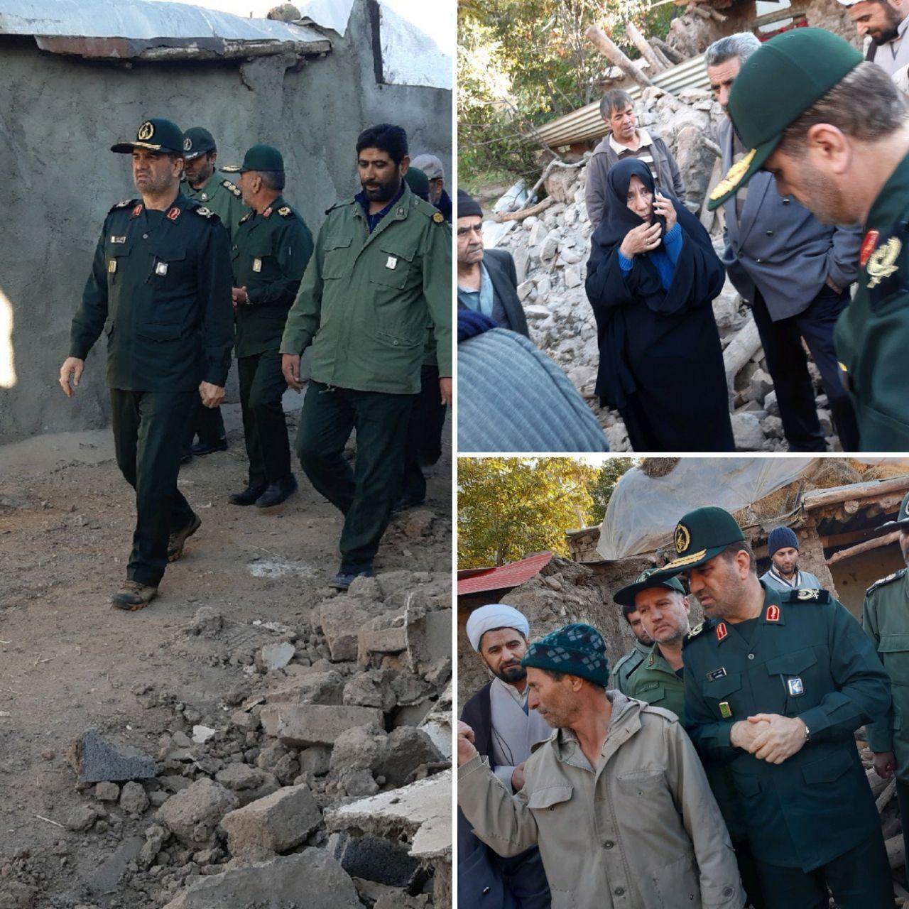 حضور فرمانده سپاه آذربایجان شرقی در مناطق زلزلهزده حضور فرمانده سپاه آذربایجان شرقی در مناطق زلزلهزده