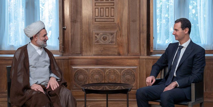(تصویر) دیدار ذوالنوری با بشار اسد