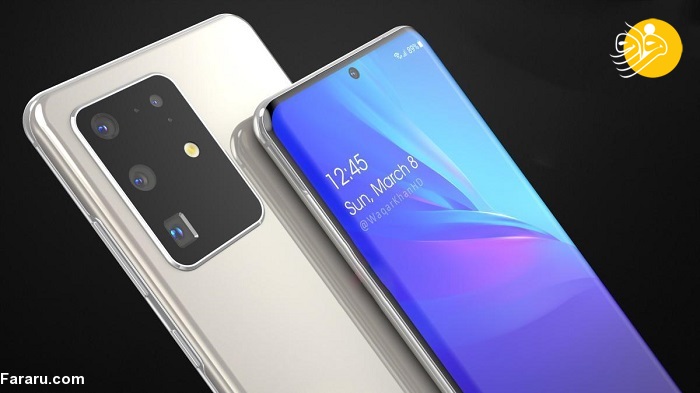 Galaxy S20 ultra مدل اولترا این گوشی دارای صفحه بسیار بزرگ به اندازه 6.9 اینچ است.