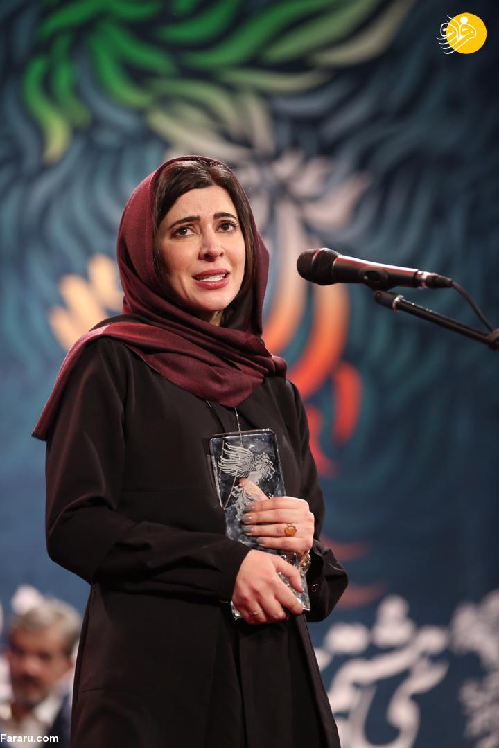 (تصاویر) نازنین احمدی بهترین بازیگر جشنواره فجر شد