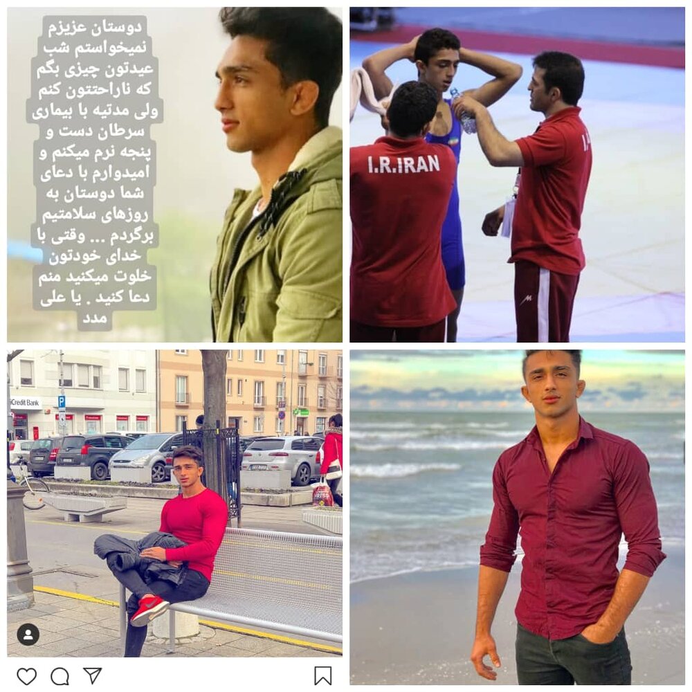 ابتلای نایب قهرمان کشتی نوجوانان جهان به سرطان