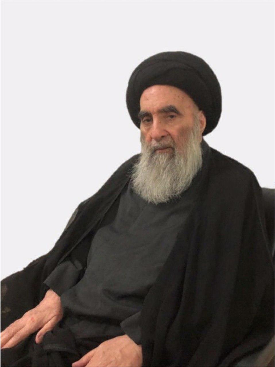 (عکس) تصویری جدید از آیت‌الله سیستانی در ۹۰ سالگی