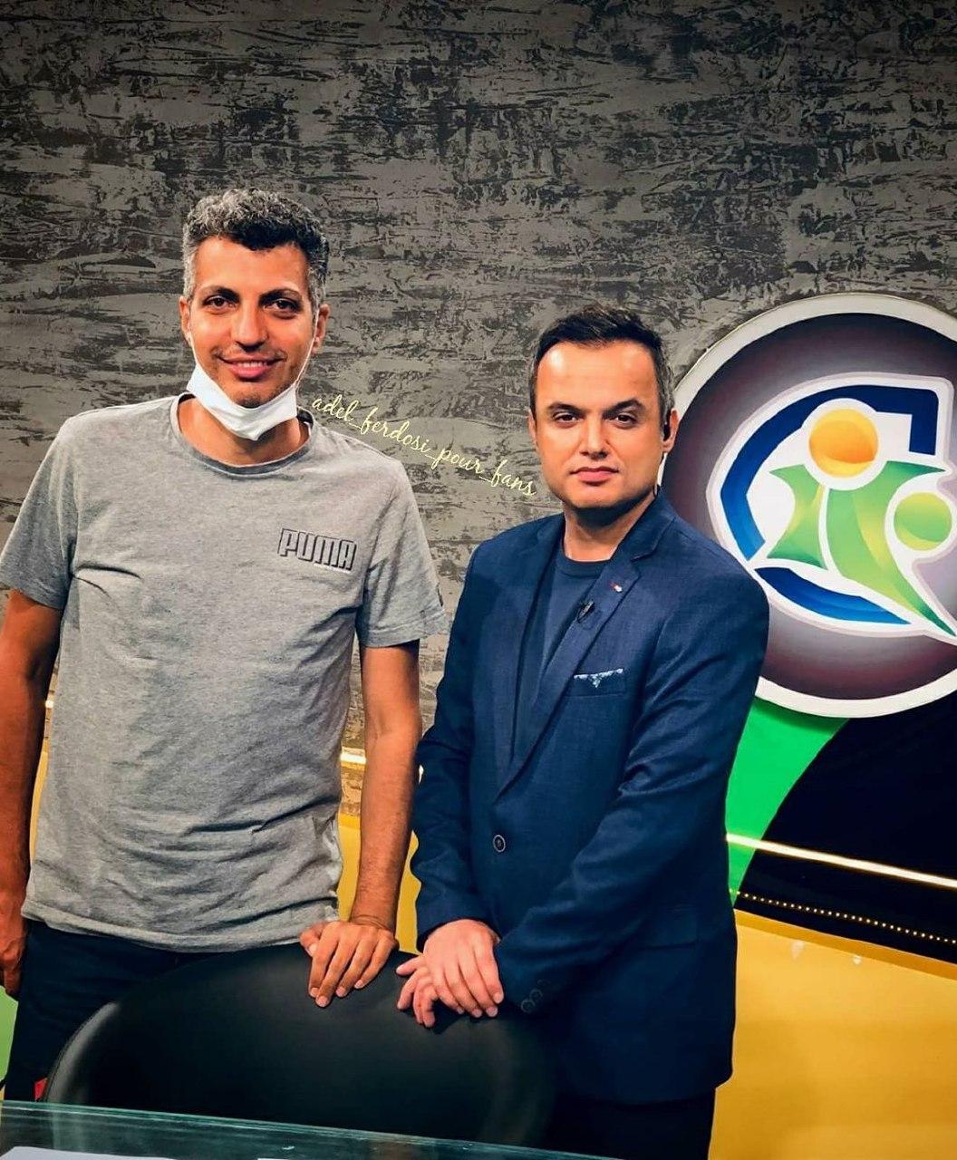 (عکس) جدیدترین عکس از عادل فردوسی‌پور در شبکه ورزش