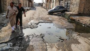ازدحام در جاده یک‌طرفه اهواز – اصفهان