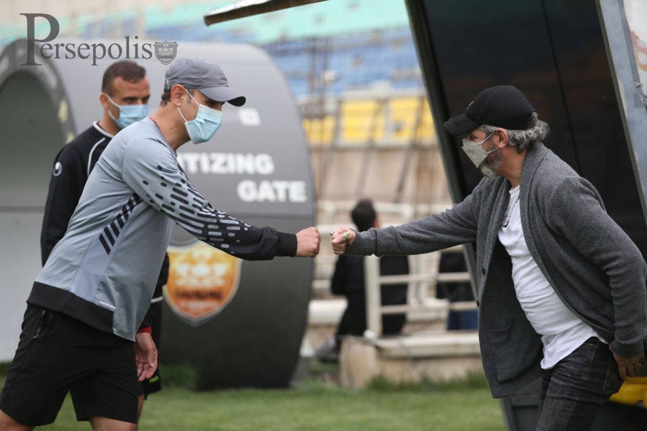 (عکس) مهمان خاص پرسپولیسی‌ها